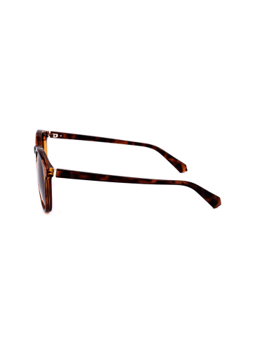 Polaroid Unisex-Sonnenbrille in Hellbraun/ Braun