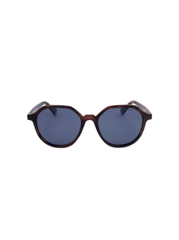 Polaroid Unisex-Sonnenbrille in Braun/ Blau