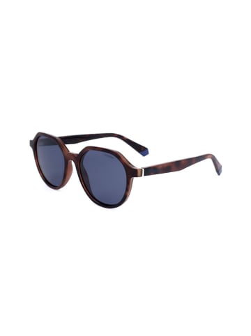Polaroid Unisex-Sonnenbrille in Braun/ Blau