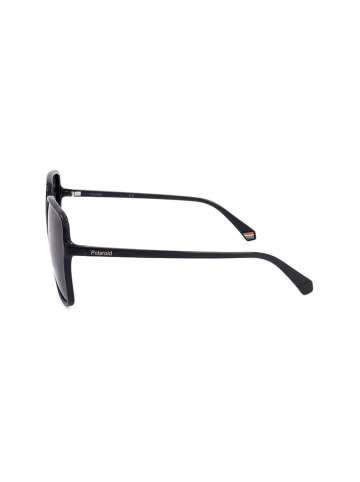 Polaroid Damskie okulary przeciwsłoneczne w kolorze czarno-szarym