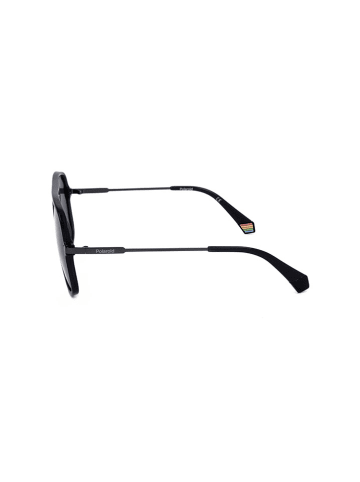 Polaroid Okulary przeciwsłoneczne unisex w kolorze czarno-granatowym