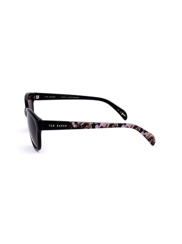 Ted Baker Damskie okulary przeciwsłoneczne w kolorze czarno-brązowym