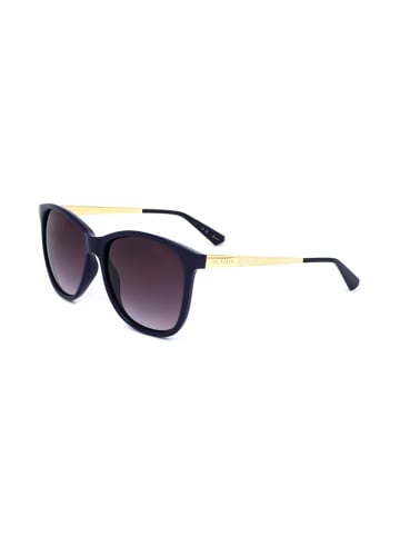 Ted Baker Damen-Sonnenbrille in Dunkelblau-Gold/ Lila