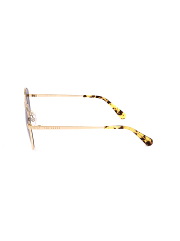 Ted Baker Damen-Sonnenbrille in Gold/ Grau