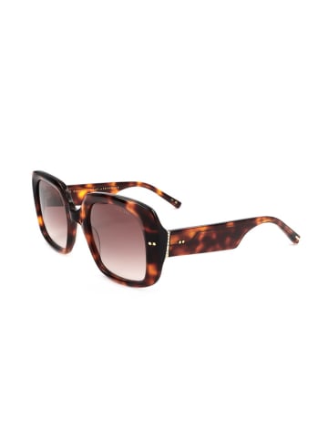 Ted Baker Damskie okulary przeciwsłoneczne w kolorze brązowo-jasnoróżowym