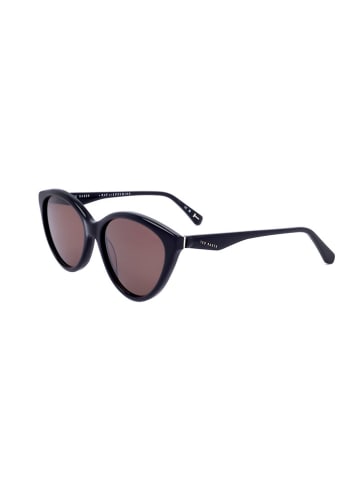 Ted Baker Damen-Sonnenbrille in Schwarz/ Braun