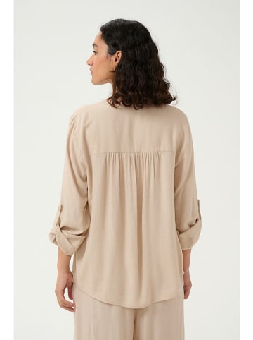 Kaffe Blouse "Milia" zandkleurig
