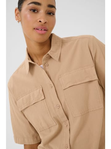Kaffe Blouse "Naya" zandkleurig