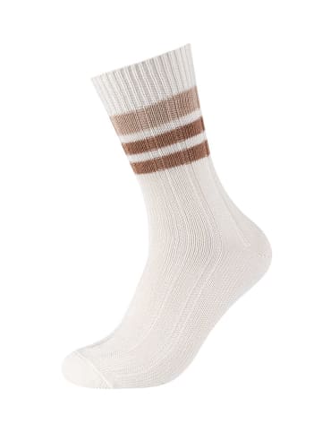 camano 2-delige set: sokken wit/bruin