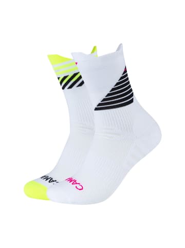 camano 3er-Set: Sportsocken in Weiß/ Gelb/ Schwarz