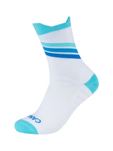 camano 3er-Set: Sportsocken in Weiß/ Türkis/ Blau