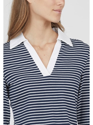 SisterS point Longsleeve wit/donkerblauw