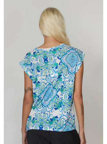 SisterS point Shirt in Blau/ Weiß