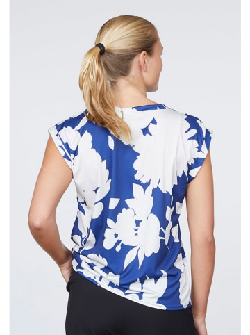 SisterS point Shirt in Blau/ Weiß