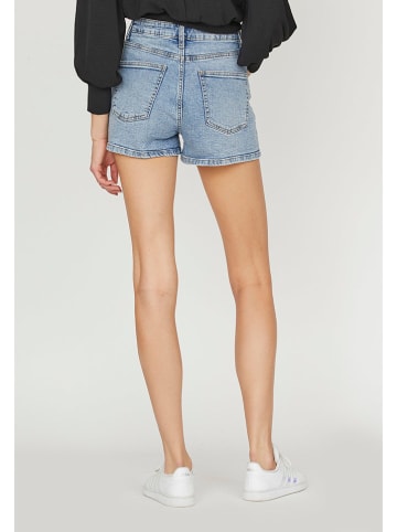 SisterS point Jeans-Shorts in Hellblau