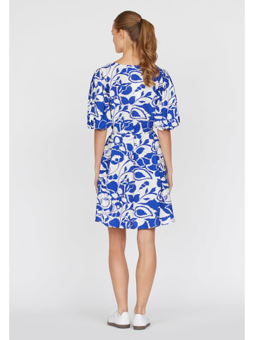 SisterS point Jurk blauw/wit