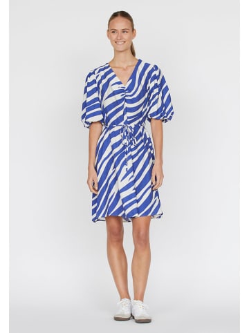 SisterS point Jurk blauw/wit