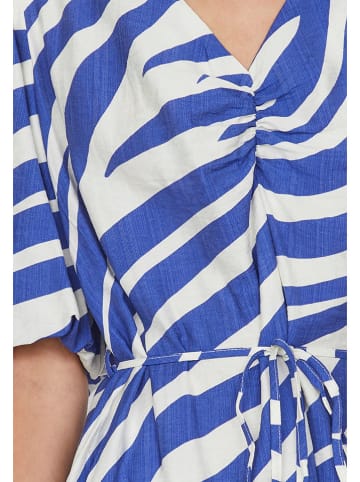 SisterS point Jurk blauw/wit