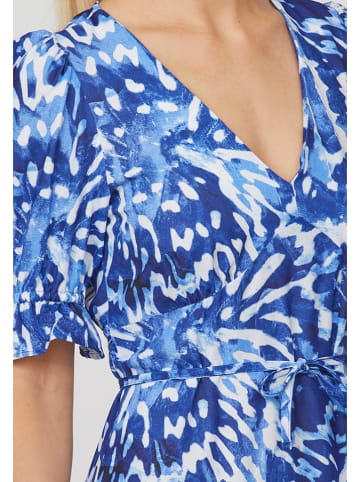 SisterS point Jurk blauw/wit