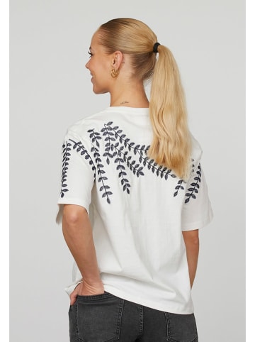 SisterS point Shirt in Weiß/ Dunkelblau