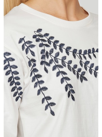 SisterS point Shirt in Weiß/ Dunkelblau