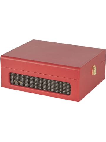 Bolaris Gramofon w kolorze czerwonym - 36,2 x 14 x 29,6 cm