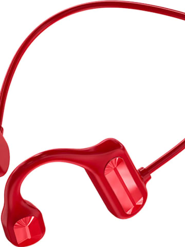 Bolaris Bluetooth-Knochenschall-Kopfhörer in Rot