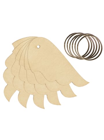 SUNNYSUE Sleutelhangers "Vleugels" - 6 stuks