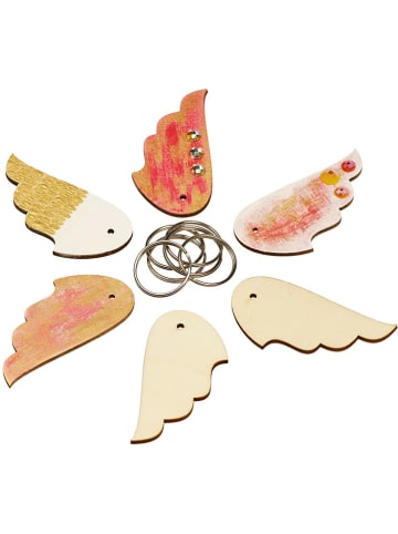 SUNNYSUE Sleutelhangers "Vleugels" - 6 stuks