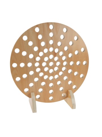 SUNNYSUE Houten standaard met gaatjesframe naturel