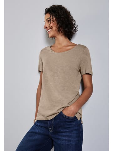 Street One Shirt bruin/grijs