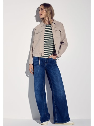 Street One Shirt in Beige/ Schwarz