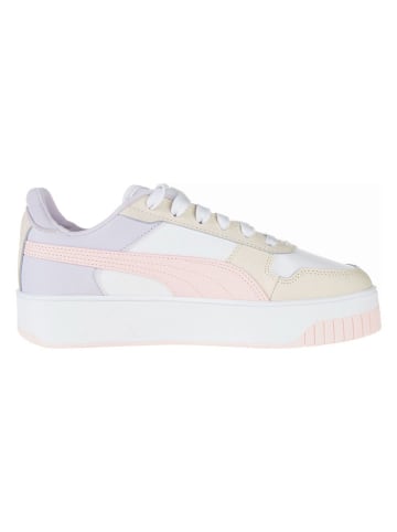 Puma Leren sneakers "Carina" wit/paars/lichtroze