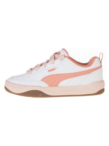 Puma Sneakersy "Park Lifestyle" w kolorze biało-pomarańczowym