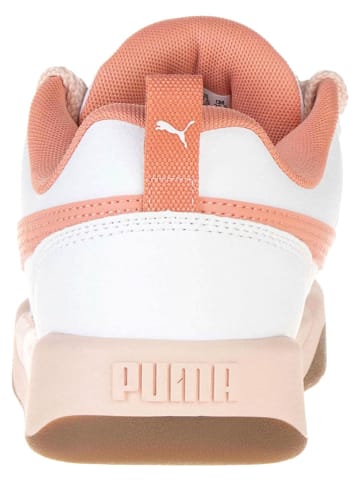 Puma Sneakersy "Park Lifestyle" w kolorze biało-pomarańczowym