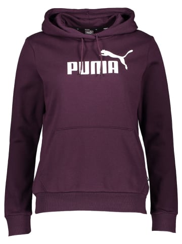 Puma Bluza "Essential Logo" w kolorze fioletowym