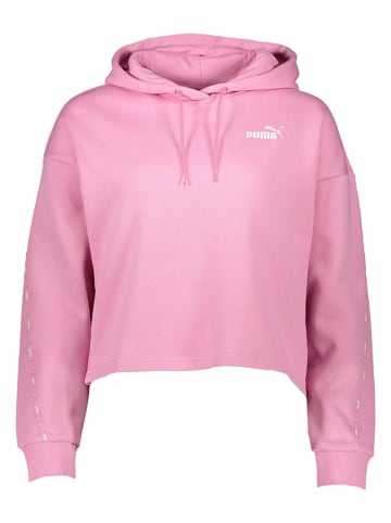 Puma Hoodie "Essential Tape" in Rosa
