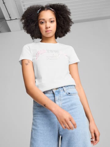 Puma Shirt "Essentials+" wit