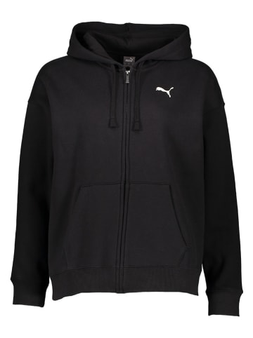 Puma Sweatjacke "Script" in Schwarz
