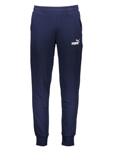 Puma Spodnie dresowe "Essentials" w kolorze granatowym