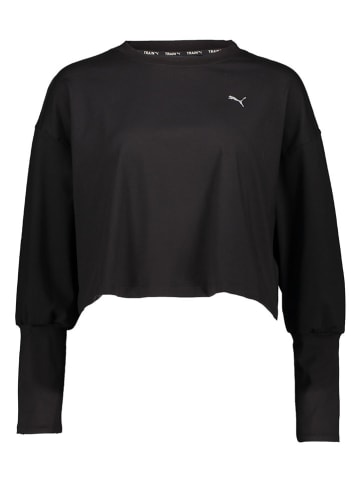 Puma Trainingsshirt "Studio Cloudspun" in Schwarz
