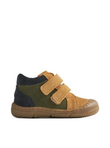 Wheat Leren boots "Ivalo" kaki/donkerblauw/lichtbruin