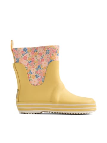 Wheat Gummistiefel "Mist" in Gelb/ Rosa