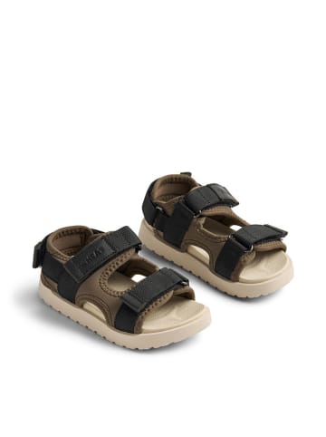 Wheat Sandalen in Khaki/ Schwarz
