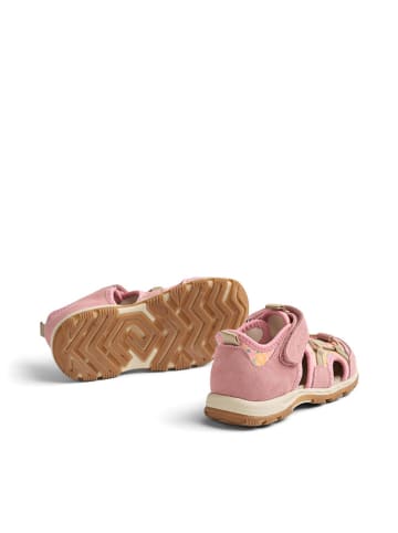 Wheat Leren enkelsandalen "Mingi" lichtroze
