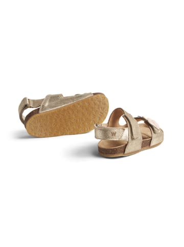 Wheat Leder-Sandalen "Clara" in Gold