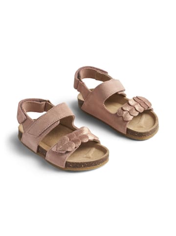 Wheat Leder-Sandalen "Clara" in Rosa