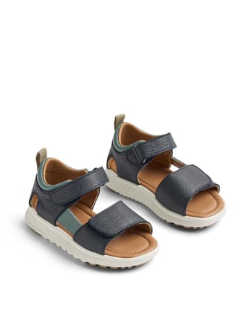 Wheat Leder-Sandalen "Maxie" in Dunkelblau