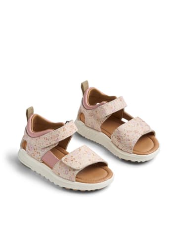 Wheat Leder-Sandalen "Maxie" in Rosa/ Creme