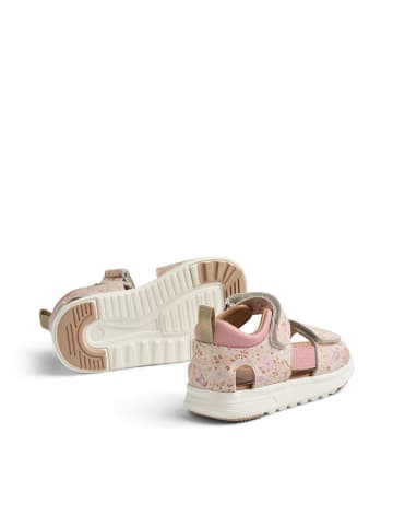 Wheat Leder-Sandalen "Maxie" in Rosa/ Creme